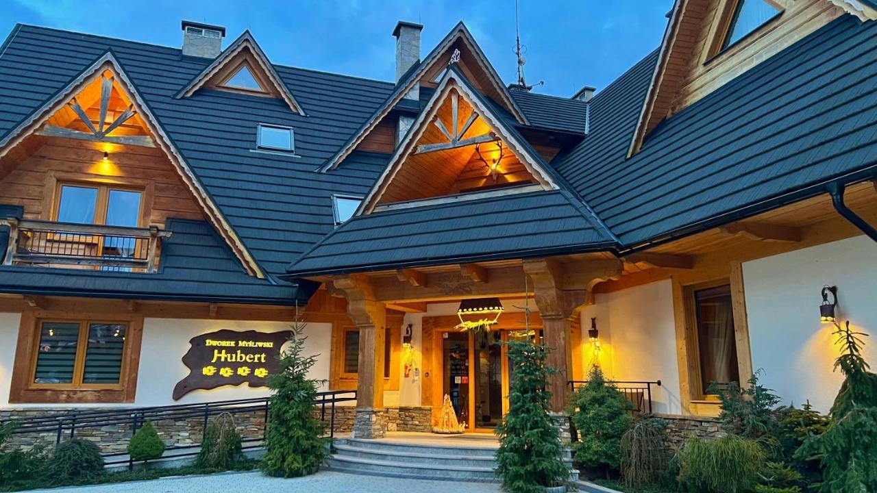 Dworek Mysliwski Hubert-Swietna Lokalizacja 50M Od Term Bania Bialka Tatrzanska Exterior foto
